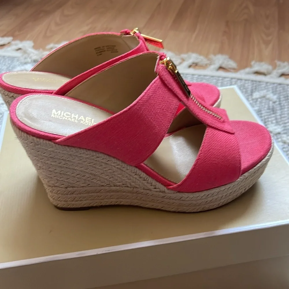 Michael Kors Bradley Mule Small Weave Canvas - Picture 5 of 8
